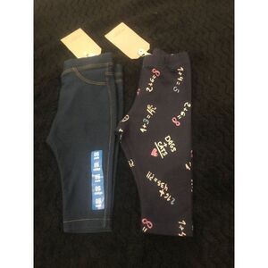 Zara Baby Girl size 3/6 month Leggings Lot